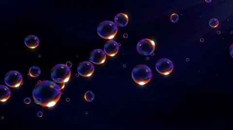 4k Purple Glow Bubble Animation. Stock Footage 60743875