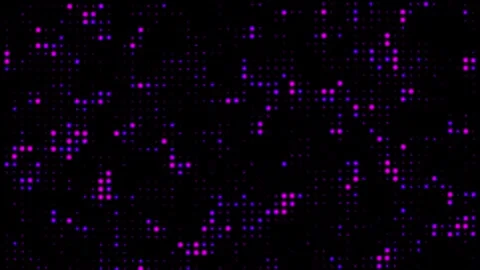4K Purple LED Dot Matrix Digital Grid Motion Background Loop Stock-Footage 340467512