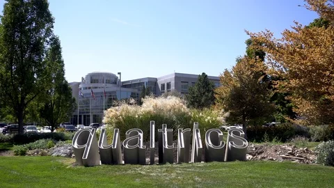 4k Qualtrics Sign Stock Footage 105181907