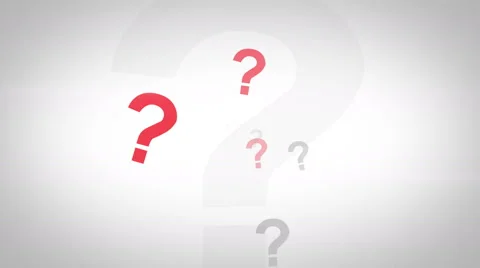 4K Question Mark Concepts Stock Footage