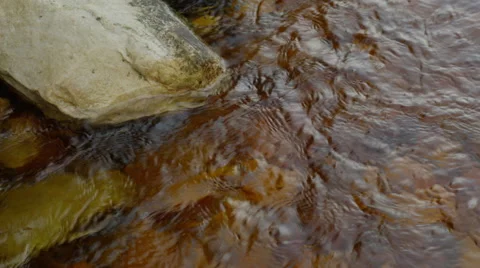 4K+ R3D - Mountain stream - clear water over rocks, close up C. Africa nature Stock Footage 41733579