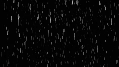 4k Rain Drops Falling Computer generated rain animation. heavy rain version. Stock Footage 106853617