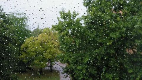 4K Rain drops raining stock video Stock Footage 270118318