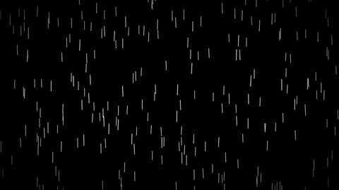 4K Rain Isolated On Black Background - Seamless Looping 库存影片 121778894