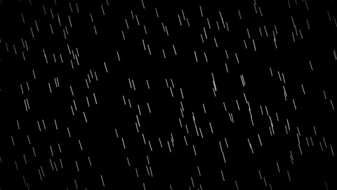 4K Rain Isolated On Black Background - Seamless Looping 库存影片 121779450
