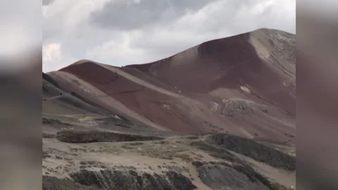 4K Rainbow Mountain Slideshow, Peru Vídeo Stock 323820753