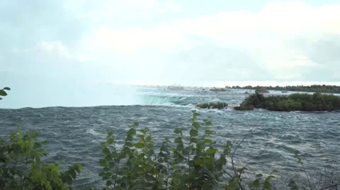 4k Rainbow Niagara Falls Canada 2016 Stock Footage 66786853