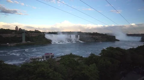 4k Rainbow Niagara Falls Canada 2016 Stock Footage 66786859