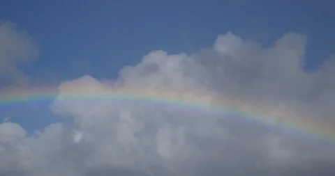 4K Rainbow in the sky Stock Footage 100103771