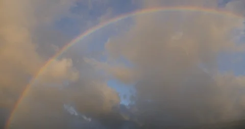4K Rainbow in the sky v2 Stock Footage 100106728