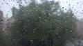 4k Raindrops at window while thunderstorm in city backstreet 4k or 4k+ Resolution