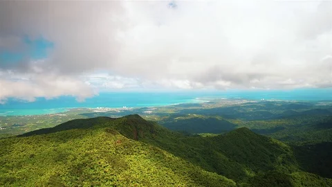 4K Rainforest Mountain Peak Time lapse Stock Footage 73741565