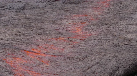 4K RAW Lava Flow By Day 01 Stock Footage 58883530