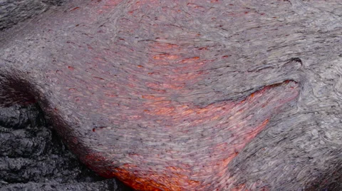 4K RAW Lava Flow By Day 08 Stock Footage 58884567