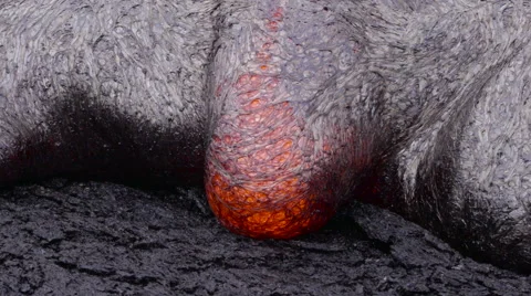 4K RAW Lava Flow By Day 10 Stock Footage 58884822