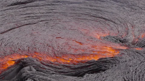 4K RAW Lava Flow By Day 03 動画素材 58884852