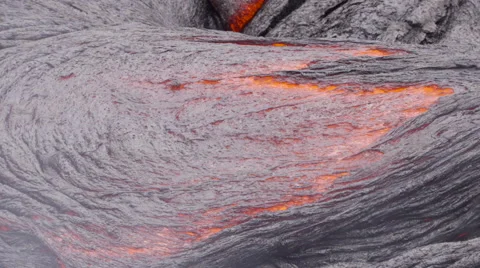 4K RAW Lava Flow By Day 04 動画素材 58885700