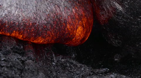 4K RAW Lava Flow By Day 23 Stock Footage 58886229