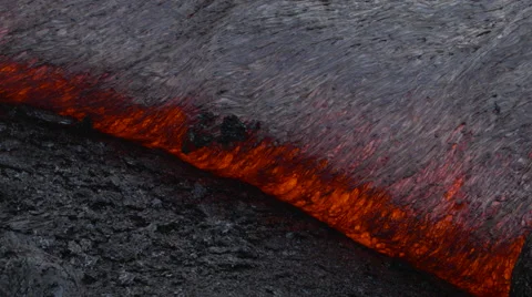 4K RAW Lava Flow By Day 28 Stock Footage 58886290