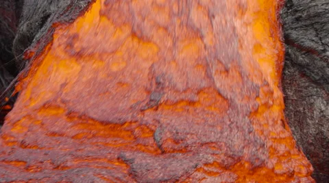 4K RAW Lava Flow By Day 36 Stock Footage 58886620