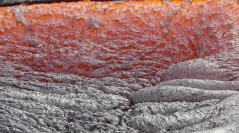 4K RAW Lava Flow By Day 39 Stock Footage 58886668