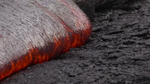 4K RAW Lava Flow By Day 38 Stock Footage 58886675
