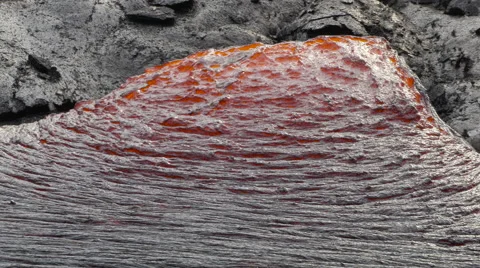 4K RAW Lava Flow By Day 44 Stock Footage 58887040