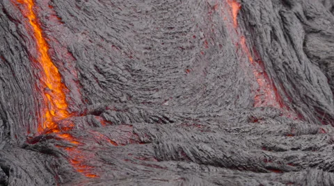 4K RAW Lava Flow By Day 21 動画素材 58887429