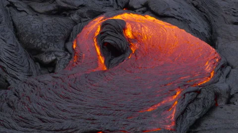 4K RAW Lava Flow By Day 51 Stock Footage 58887834