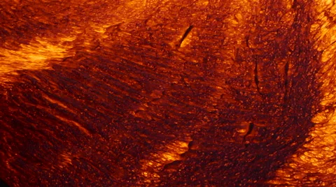 4K RAW Lava Flow Night 16 Stock Footage 58891033