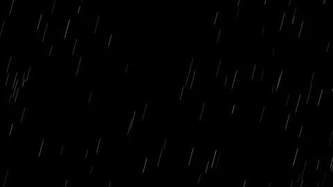4K Realistic Heavy Slanted Rain Video Overlay 库存影片 345665714