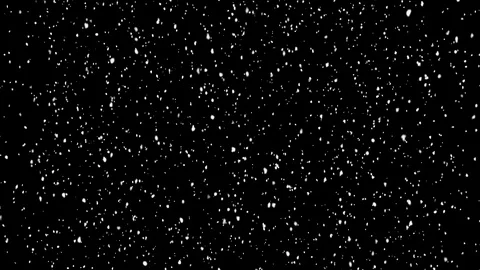 4k Realistic Large and small snow snowflakes. Very slow motion. Stock Footage 105740852