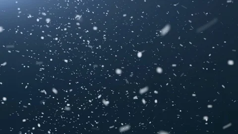4k Realistic Large and small snow snowflakes. Very slow motion. Video stock 106108526