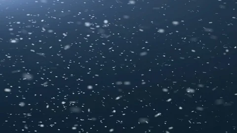 4k Realistic Large and small snow snowflakes. Video stock 106145445