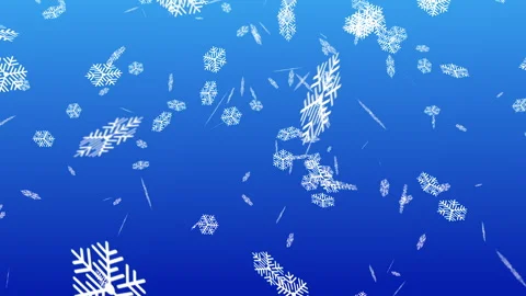4K Realistic Snowfall with the winter background, falling snowflakes Stock Footage 285313464