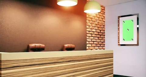 4k. Reception Interior Stock Footage 73524805