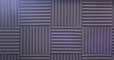 4K Recording Studio Sound Proof Foam Scene Virtual Set Background Video stock 137974833