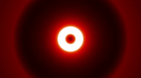 4k, red abstract loop background, white pulsating circles Video stock 48826320