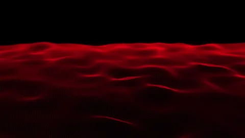 4K red background, abstract gradient red line wave animated Stock Footage 259610213
