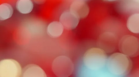 4K - Red bokeh Stock Footage 43482583