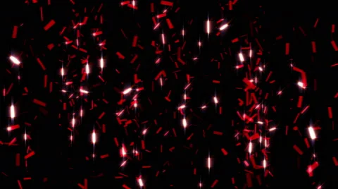4k red confetti Stock Footage 46369367