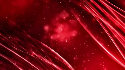 4k Red Glowing Particles Waves Motion Background Stock Footage 328468911