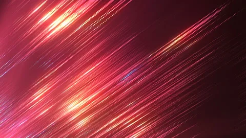 4K Red motion seamless background. Glowing dots. Diagonal bright lines Stock Footage 116422854