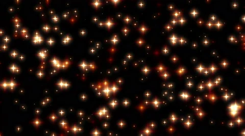 4K Red Moving Swirling Abstract Stars on Black Background Loop 2 Stock Footage 45531567