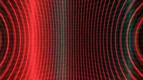 4k Red Orange Scanlines Moving Background Stock Footage 313856803