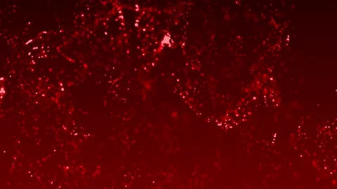 4K Red Particles Background Video stock 107795600