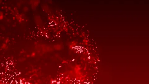 4K Red Particles Background 스톡 동영상 107795616