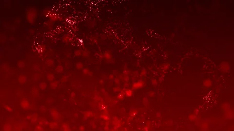 4K Red Particles Background Vidéo 107795776