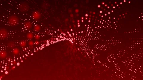 4K Red Particles Background Video stock 107795871