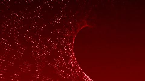 4K Red Particles Background Video stock 107795993